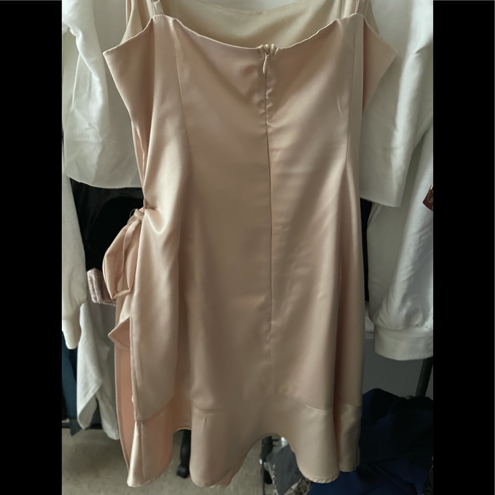 NWOT COTTAGE HILL MINI DRESS CHAMPAGNE - Picture 10 of 13